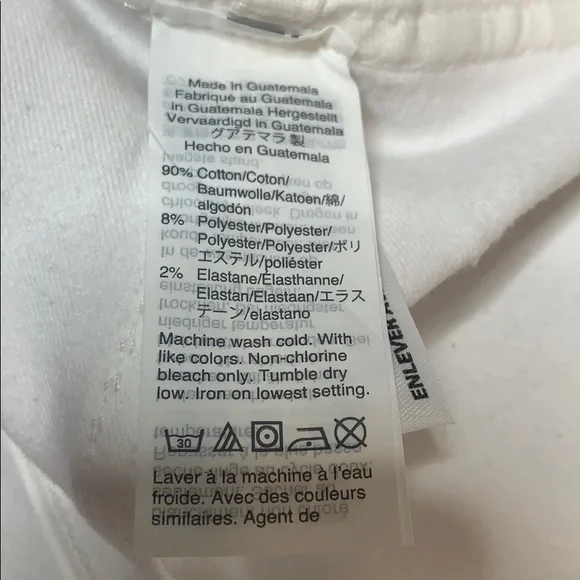 Madewell White 10” High Rise Skinny Crop Jeans NWT - Picture 9 of 10